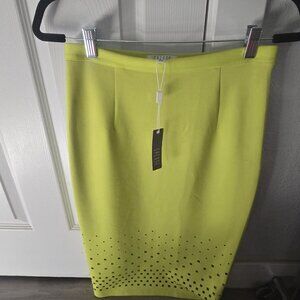 Spence skirt size small lime/yellow